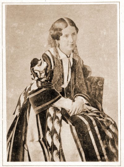 伊丽莎白·费利克斯的肖像，1851 年，名叫雷切尔小姐，法国悲剧家 (1821 - 1858) 作者 法国摄影师