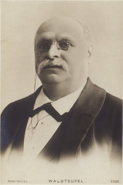 Emile Waldteufel的肖像 作者 法国摄影师