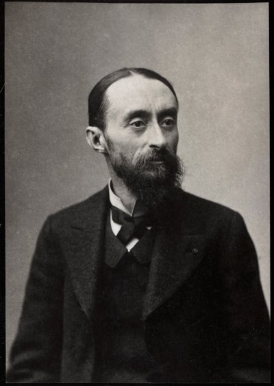 Fernand Cormon（1845-1924）的肖像，法国画家。 作者 法国摄影师