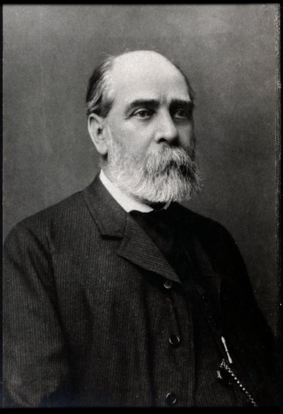 Hector Malot（1830-1907）的肖像，法国作家。 作者 法国摄影师