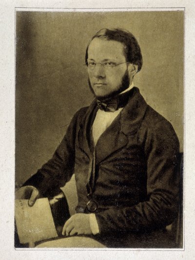 1852年路易斯-巴斯德的肖像。 作者 法国摄影师