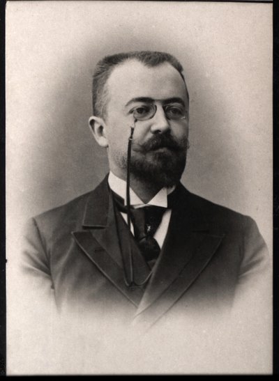 Marcel Prevost（1862-1941）的肖像，法国作家和剧作家。 作者 法国摄影师