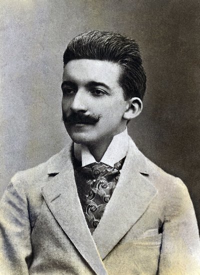 Portrait of Pierre Louis dit Louys (1870-1925), French writer. 作者 法国摄影师