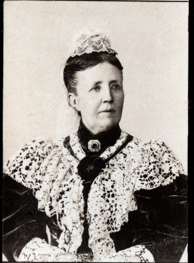 拿骚的索菲亚（1836-1913），瑞典和挪威女王的肖像。 作者 法国摄影师