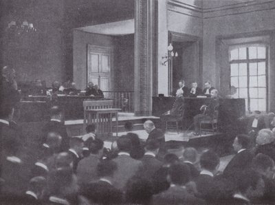 重审法国陆军军官阿尔弗雷德·德雷福斯（Alfred Dreyfus）案，1899年，法国雷恩因叛国罪被定罪 作者 法国摄影师