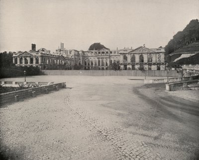 Ruins of the Palace of St Cloud (b/w photo) 作者 法国摄影师