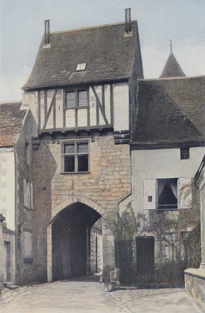 Saint-Epain，Gate Feodal，城市一侧 作者 法国摄影师