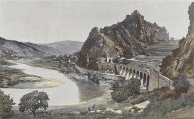 Saint-Paul-en-Cornillon，Cornillon岩石的看法 作者 法国摄影师
