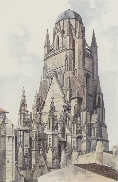 Saintes，老圣皮埃尔大教堂，NE视图 作者 法国摄影师