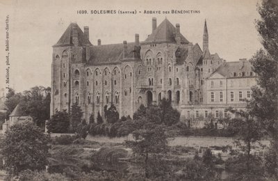 Solesmes，Sarte，Abbaye Des Benedictins 作者 法国摄影师