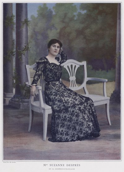 法国女演员Suzanne Despres（彩色照片） 作者 French Photographer
