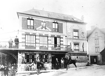 Chatou的Fournaise酒店，1880年 作者 法国摄影师