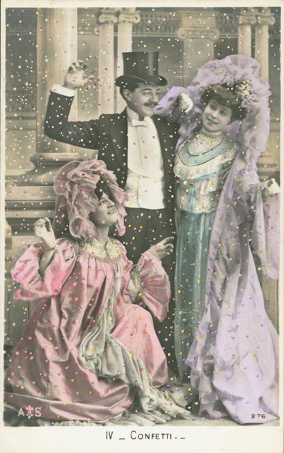 The Masked Ball (colour photo) 作者 法国摄影师