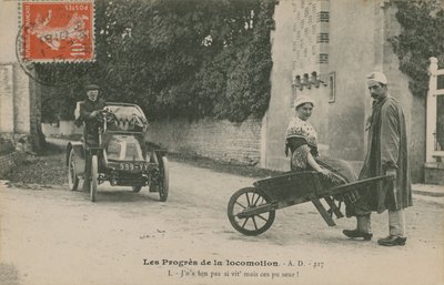 运动的进展，明信片于1913年发出 作者 法国摄影师