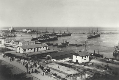 阿尔及尔海港，1886年4月20日 作者 法国摄影师