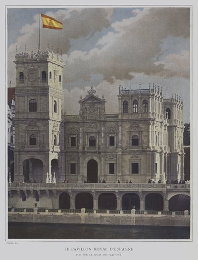 The Spanish pavilion at the Exposition Universelle 1900, Paris (colour photo) 作者 法国摄影师