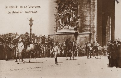胜利大游行，Gouraud将军 作者 French Photographer