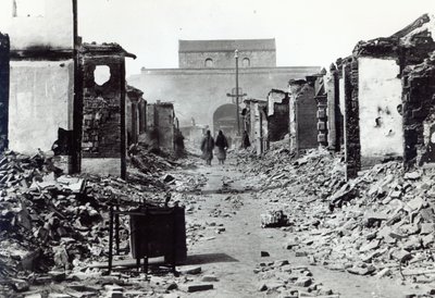 1900年义和团运动中的中国毁灭 作者 法国摄影师