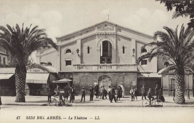 剧院，Sidi Bel Abbes，阿尔及利亚 作者 法国摄影师