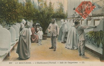 温泉，Le Mont Dore，法国。明信片于1913年寄出。 作者 法国摄影师