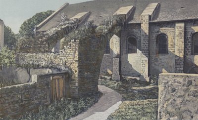 Varen，Church，Great buttresses，side S. 作者 法国摄影师