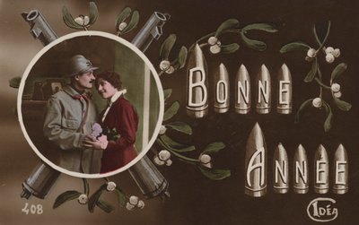 WW1法国新年卡 作者 法国摄影师