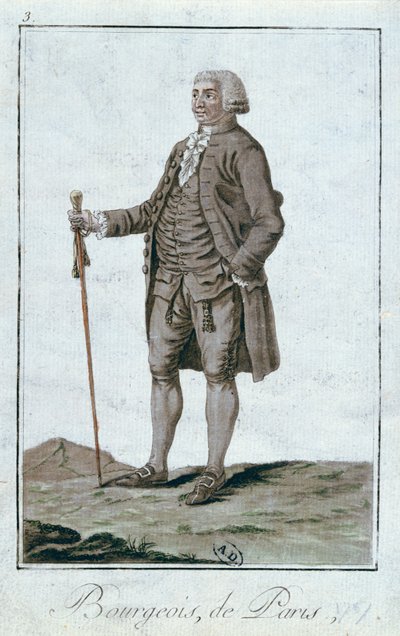 巴黎资产阶级，1787年 作者 法语学校