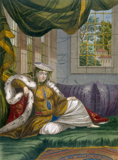 礼仪服饰的犹太妇女，c.1708 作者 法语学校