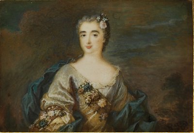 一位名叫路易丝·珍妮·德·杜尔福特（Louise-Jeanne de Durfot）的女士，公爵夫人玛莎琳与德拉米耶拉耶，约1750年 作者 法语学校