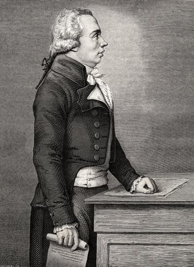 Adrien Marie Legendre，来自Louis Blanc的“法国革命史”（1811-82） 作者 法语学校