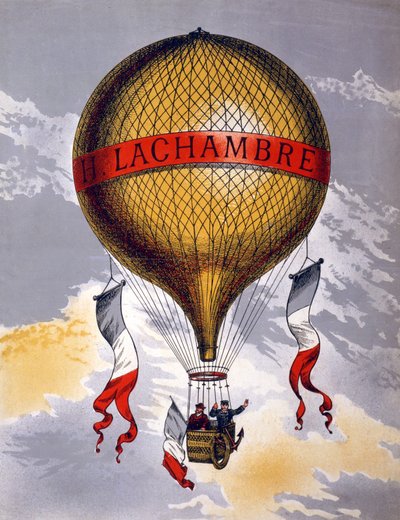 H. Lachambre制造的气球广告，1880-1900 作者 French School
