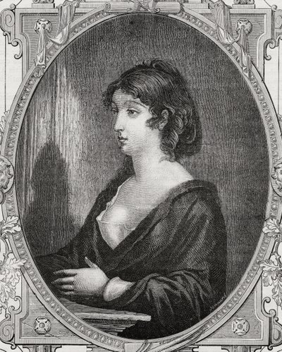 Raime的Pannemaker雕刻的Aimee Cecile雷诺（1774-94），来自Louis Blanc的“法国革命史”（1811-82） 作者 法语学校