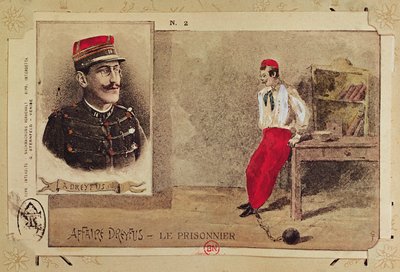 阿尔弗雷德德雷福斯（1855-1935）作为囚犯，1894-1906 作者 法语学校