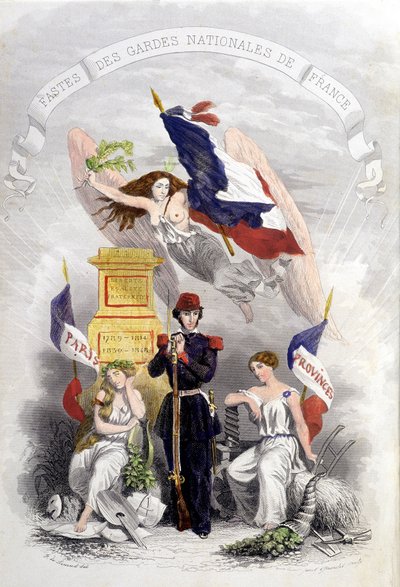 Allegory of the French Revolutions 作者 法语学校