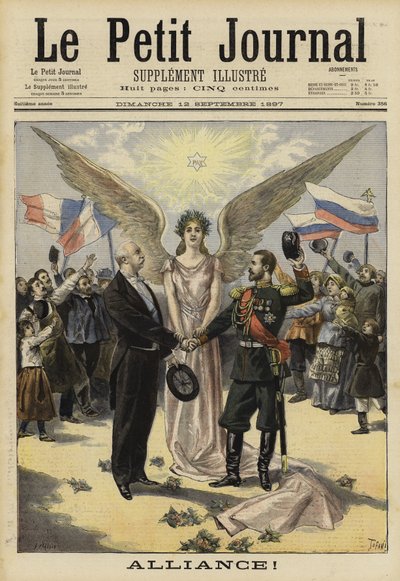 法国与俄罗斯的联盟，1897年 作者 法语学校
