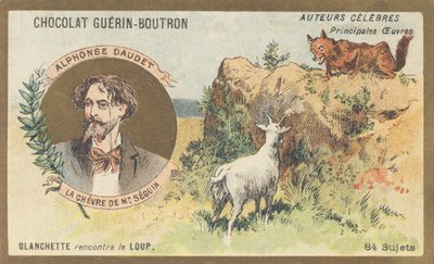 Alphonse Daudet（1840-1897），法国作家，剧作家，《雪佛龙先生》的短篇小说之一。 作者 法语学校
