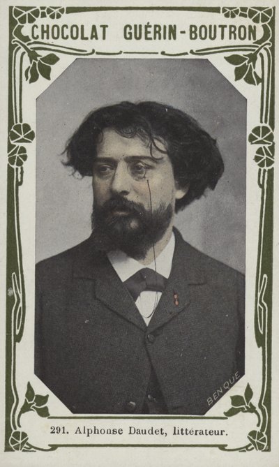 Alphonse Daudet，文学家（彩色照片） 作者 法语学校