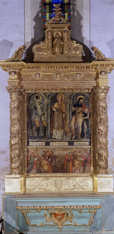 Altar Saint Clair (also called altar Saint Roch) 作者 法语学校