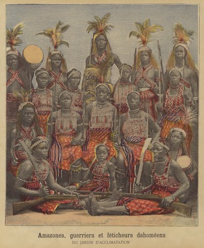 来自达荷美的亚马逊，战士和巫医 作者 French School