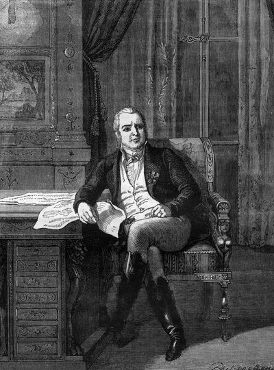 Antoine Marie Chamans，Comte de Lavalette，法国政治家和将军 - Antoine-Marie Chamans，Comte de Lavalette（1769-1830）官员，法国高级官员和国务委员 - 在Adolphe的 "Histoire de l
