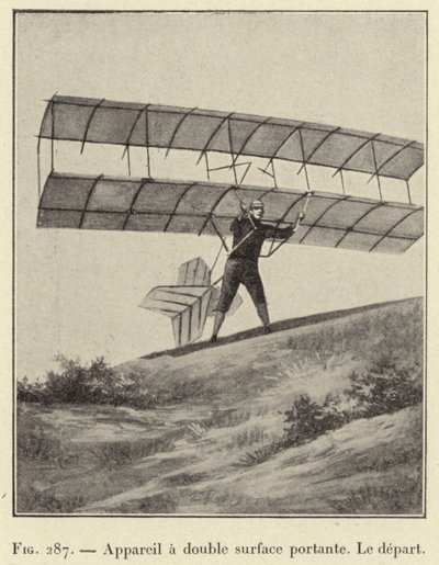 Appareil a double surface portante, Le depart (engraving) 作者 法语学校