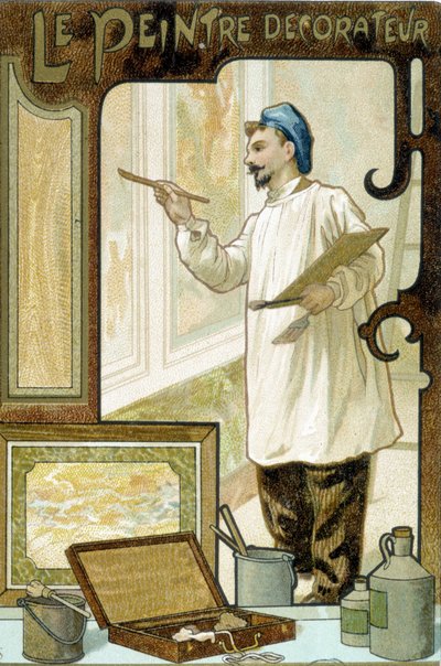 工匠：画家装饰师- Chromo。 作者 法语学校