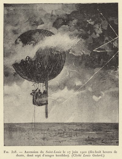 1900 年 6 月 17 日圣路易斯登顶（持续 18 小时，包括七场可怕的风暴） 作者 法语学校