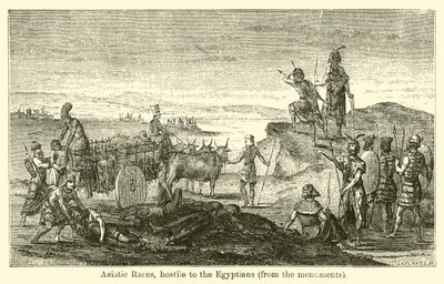 Asiatic Races, hostile to the Egyptians, from the monuments (engraving) 作者 法语学校