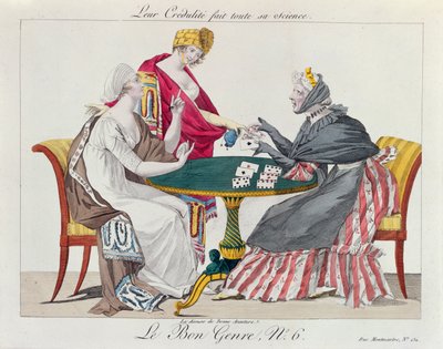 在Fortune Teller，来自Good Gender，1800 作者 法语学校