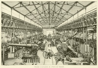 Usine du Creusot 火炮工作坊（雕刻） 作者 法语学校