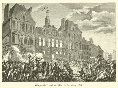 Hotel de Ville的攻击，9 Thermidor 1794 作者 法语学校