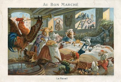 在Bon Marche的交易卡上 作者 法语学校