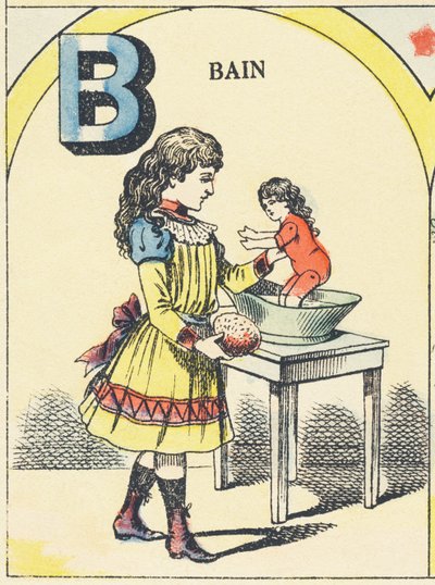B：洗澡 作者 法语学校