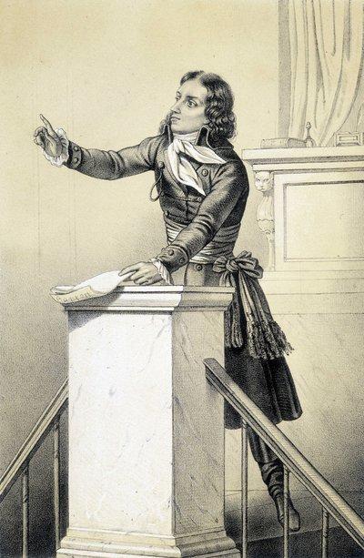 Barrère - 在“法国大革命历史画廊”中，阿尔伯特·莫林 (Albert Maurin) 作者 法语学校